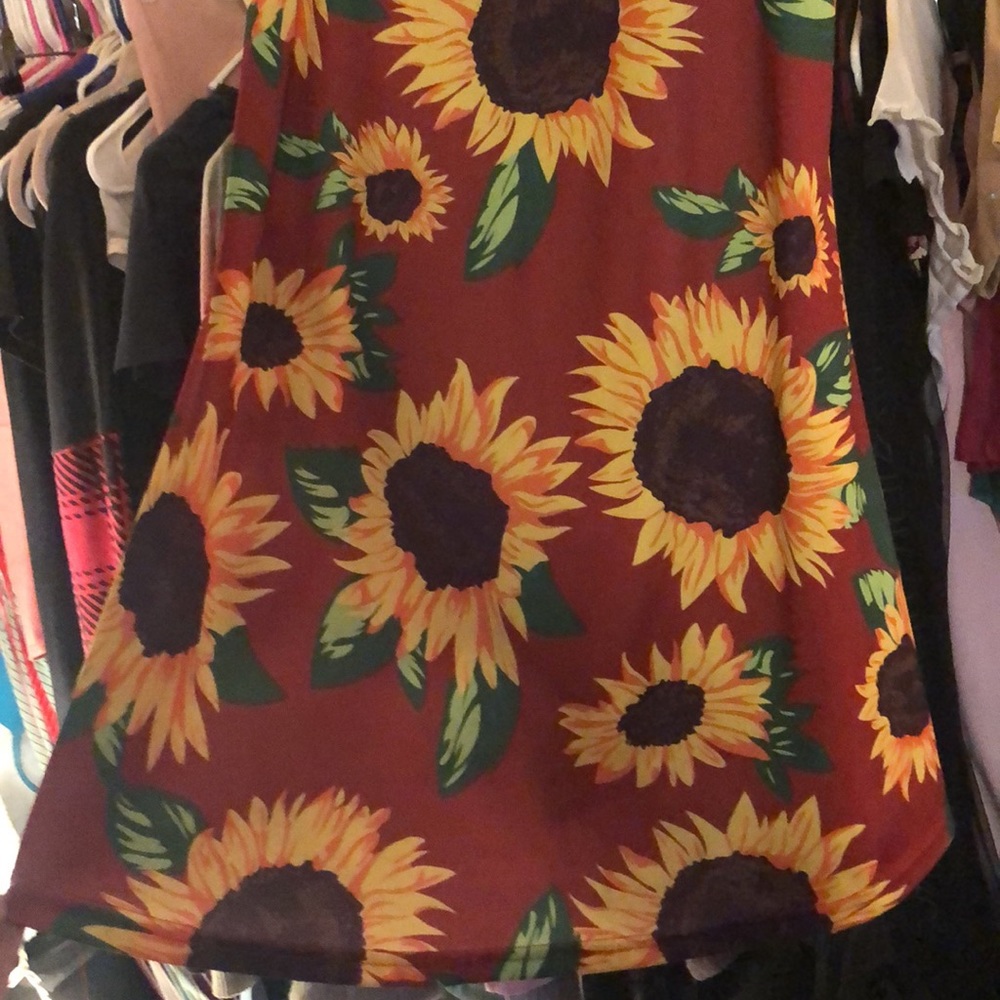 Sunflower spaghetti strap dress. Never worn. - Picture 5 of 5
